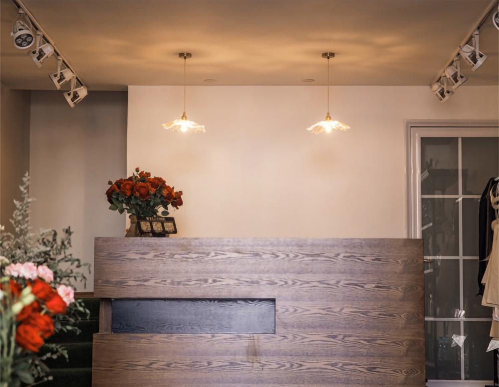 Retro Lotus Creative Glass Pendant Lamp | Kalsten