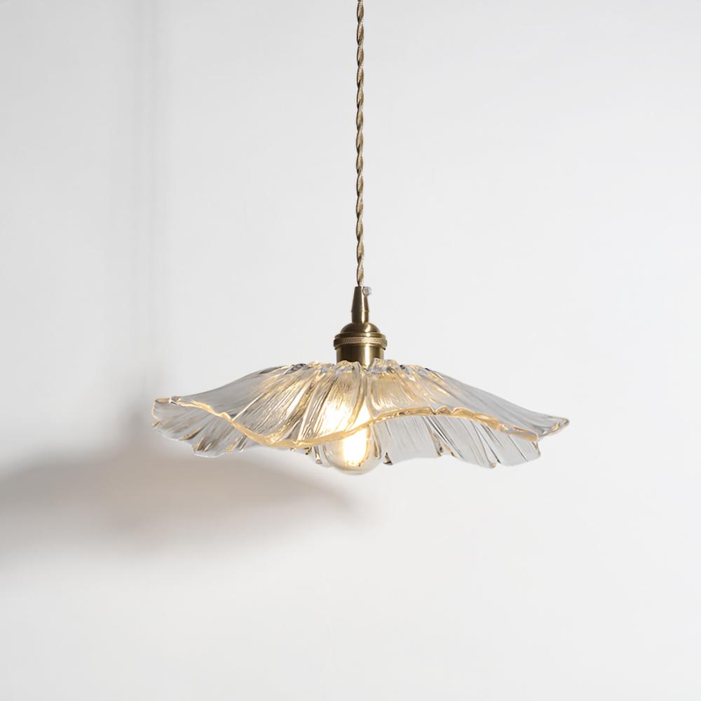 Retro Lotus Creative Glass Pendant Lamp | Kalsten
