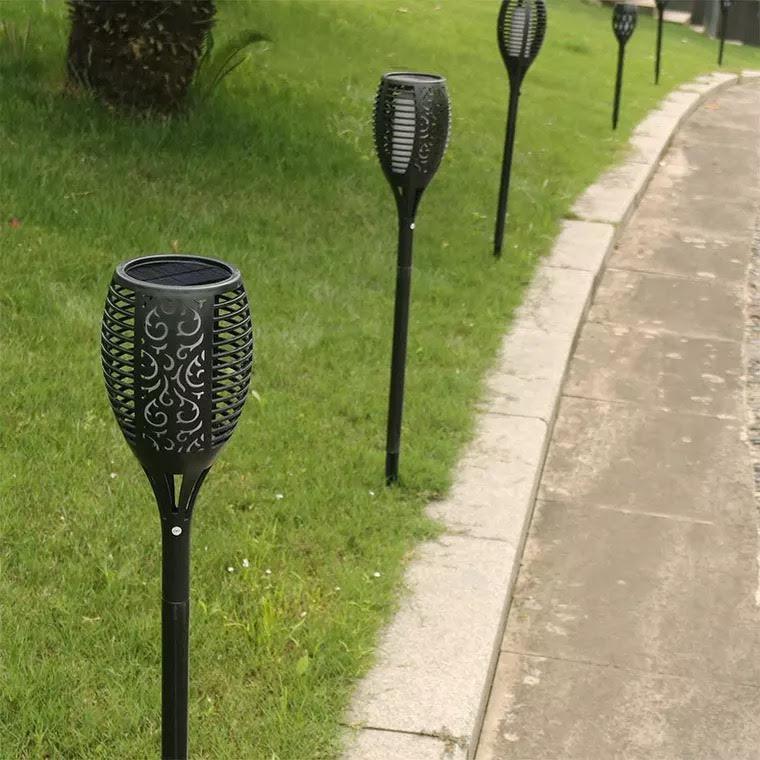 LED Solar Garden Torches Deluxe 96 LED (4 pieces) Kalsten