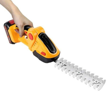 BowLift | Cordless Hedge & Shrub Trimmer | 2-in-1 Cutting Heads, Lightweight & Ergonomic for Effortless Garden Maintenance