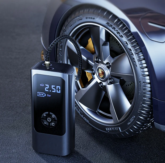 PowerPump Wireless Air Compressor – 150 PSI Tire Pump with Digital Display & LED | Kalsten