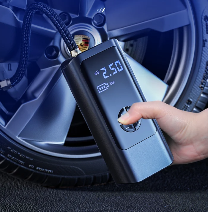 PowerPump Wireless Air Compressor – 150 PSI Tire Pump with Digital Display & LED | Kalsten