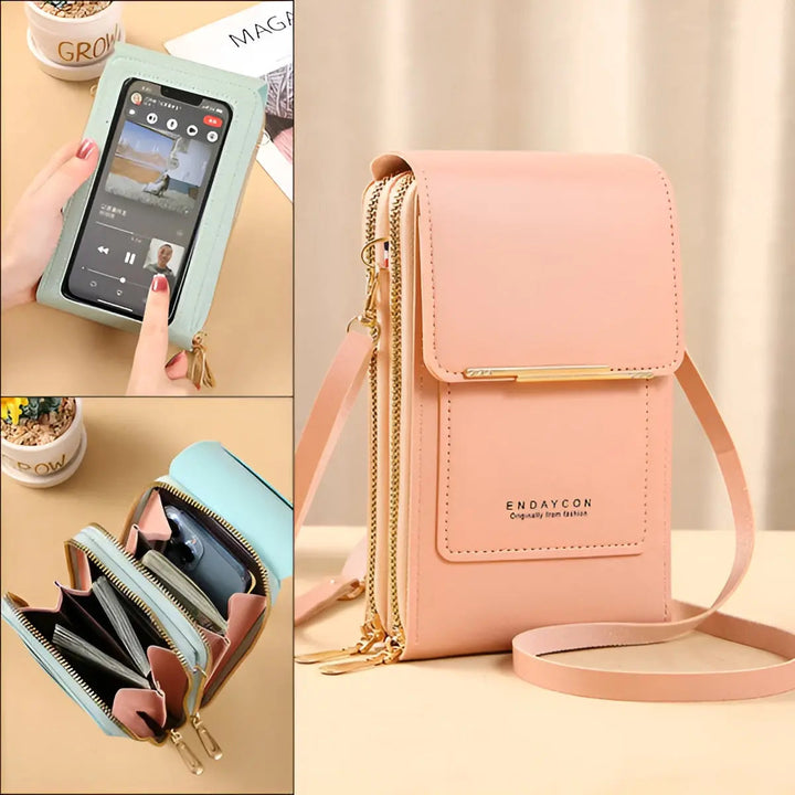 Trendy Leather Anti-Theft Women's Shoulder Bag - SecureStyle | Kalsten
