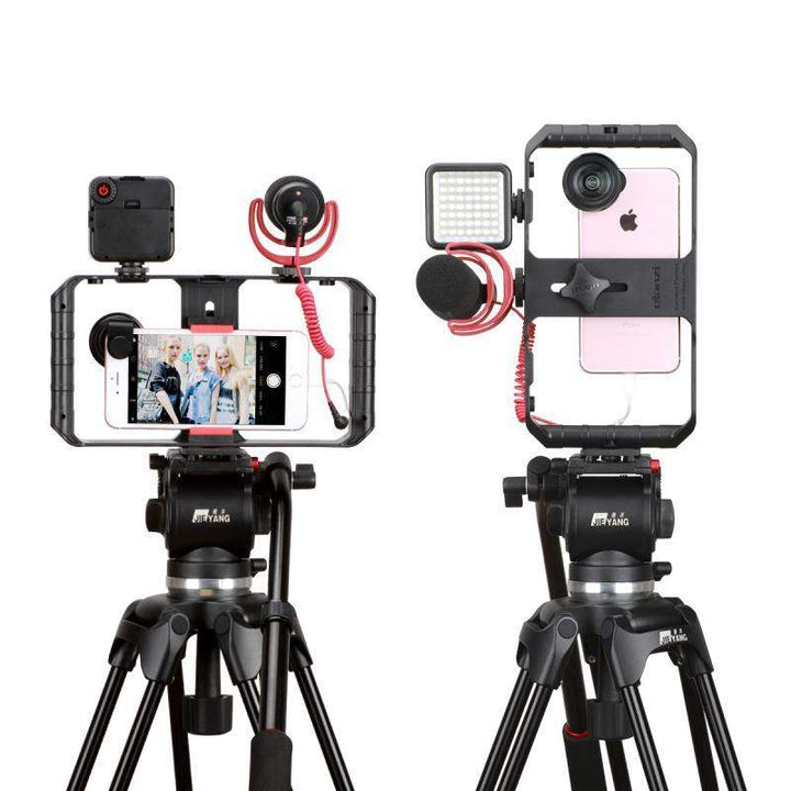 Kalsten | VideoGrip Smartphone Stabilizer – Professional Filmcage with Cold Shoe Mounts