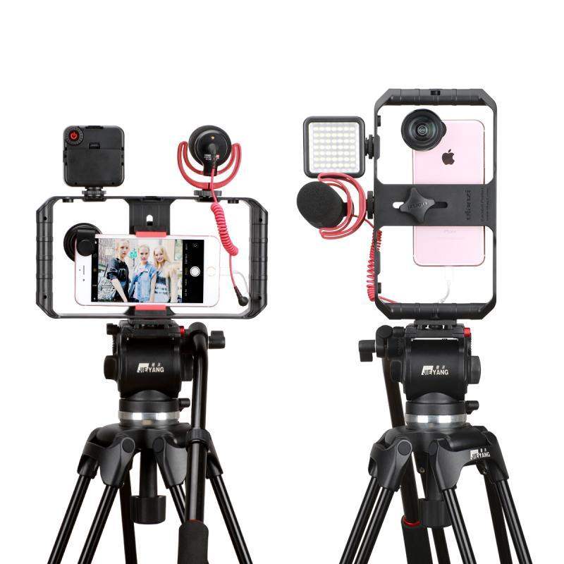 VideoGrip Smartphone Stabilizer – Professional Film Cage with Cold Shoe Mounts | Kalsten