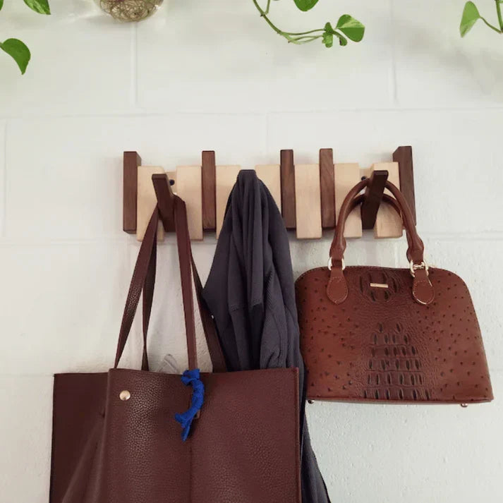 Wooden Piano-Style Coat Rack - Melodia | Kalsten