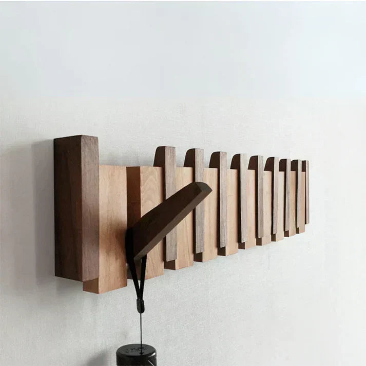 HarmonyCoat Piano Wood Coat Rack – Decorative Hooks for Hall and Living Room | Kalsten