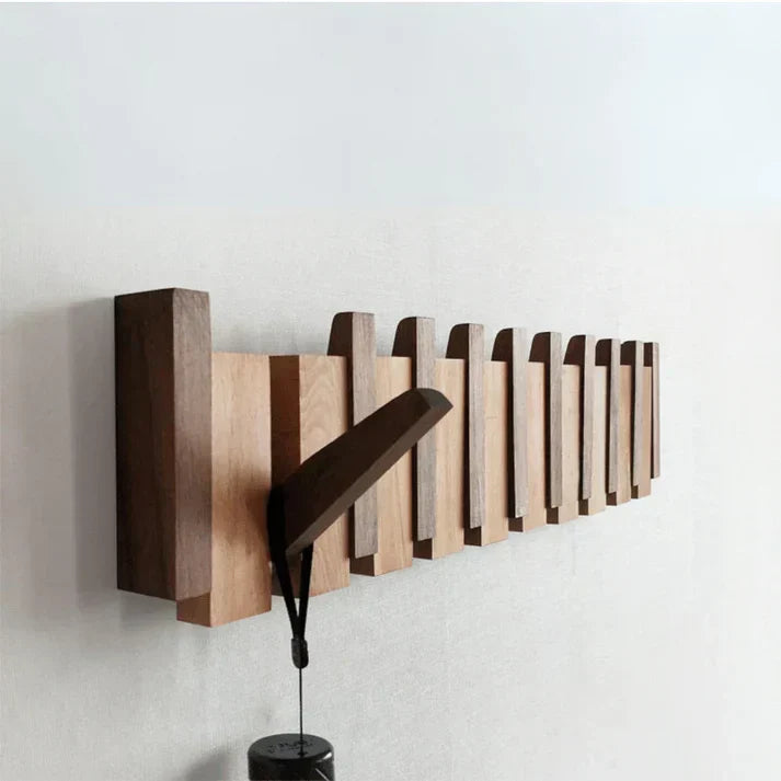 Kalsten | Wooden Piano Style Coat Rack - Melodia