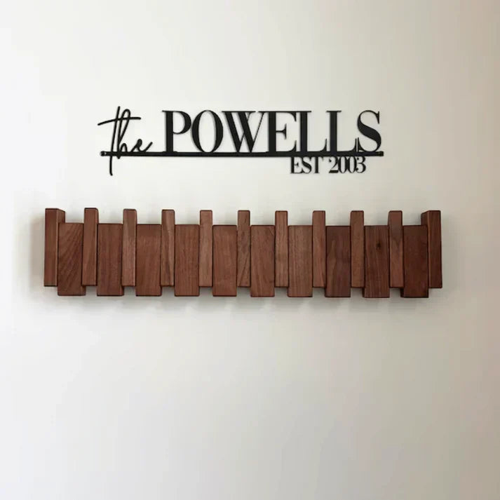 Wooden Piano-Style Coat Rack - Melodia | Kalsten