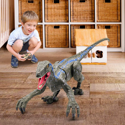 Skanto | Raptorrush Velociraptor – Remote-Controlled Dinosaur Toy with Lights, Sound, and Realistic Movement