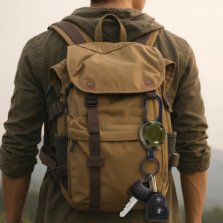 Trail Lock Anti-Lost Retractable Carabiner Keychain | Kalsten