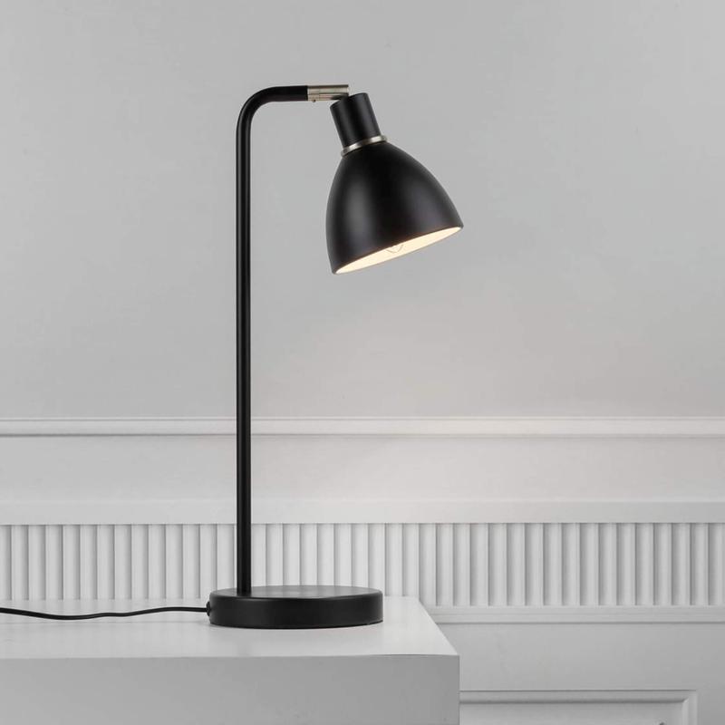 GrantLuxe Light Table Lamp - Black Table Lamp for Luxury Work Environment Kalsten