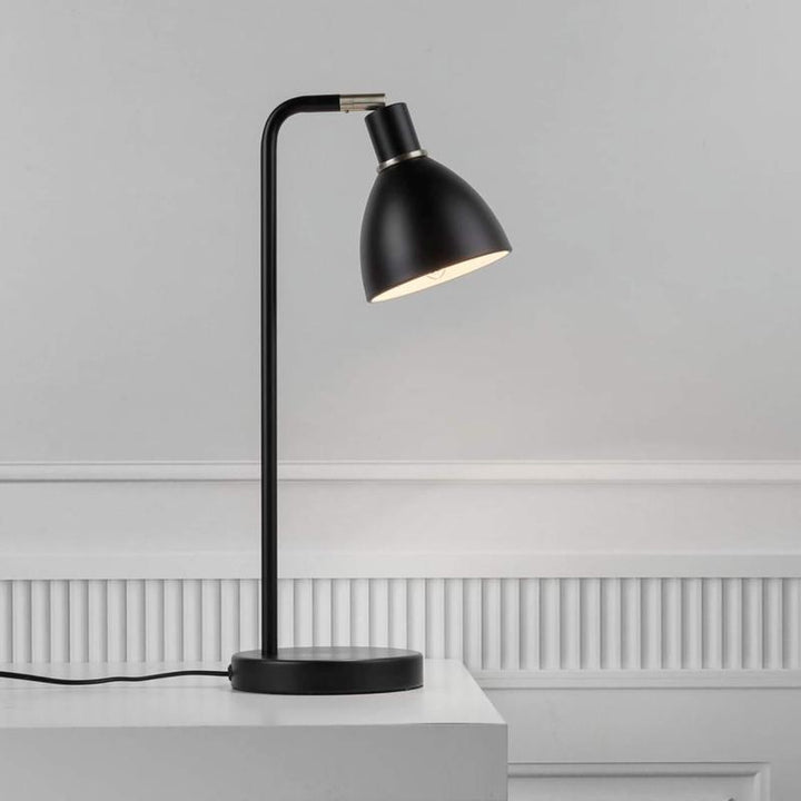 GrantLuxe Light Table Lamp - Black Table Lamp for Luxury Work Environment Kalsten
