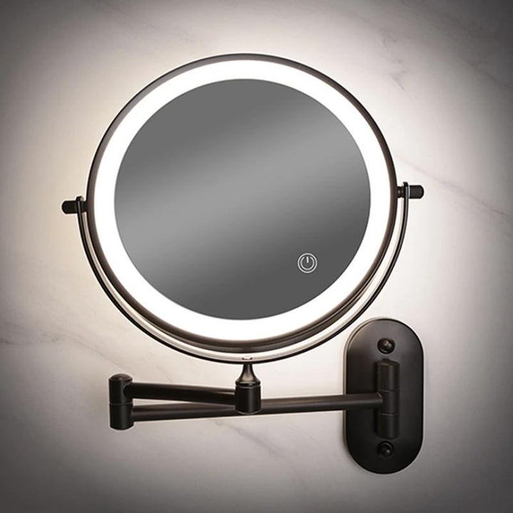 LED Wall-Mounted Bathroom Mirror with Magnification Kalsten