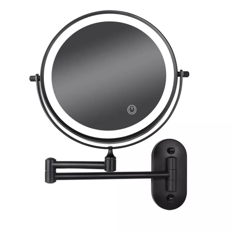 LED Wall-Mounted Bathroom Mirror with Magnification Kalsten