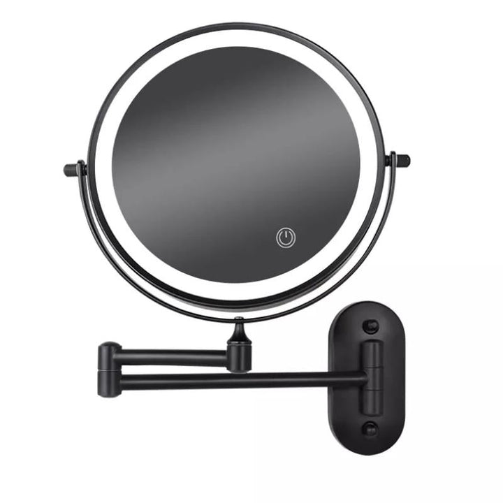 LED Wall-Mounted Bathroom Mirror with Magnification Kalsten