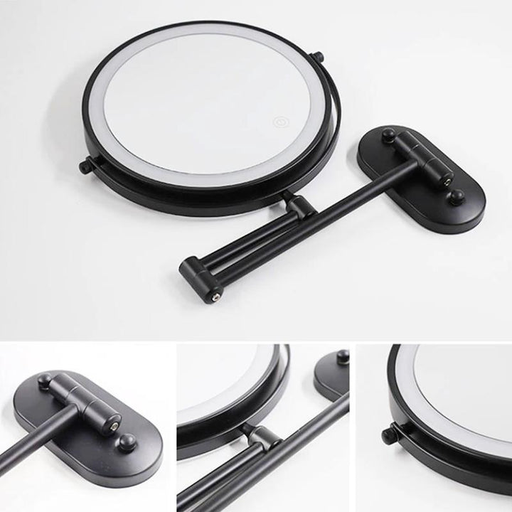 LED Wall-Mounted Bathroom Mirror with Magnification Kalsten