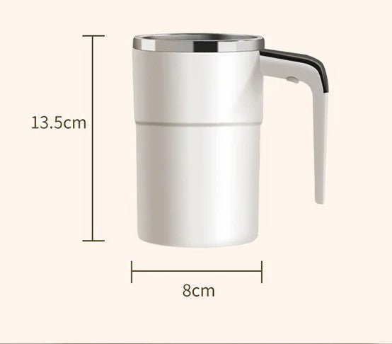 Self-Stirring Coffee Cup with Temperature Display