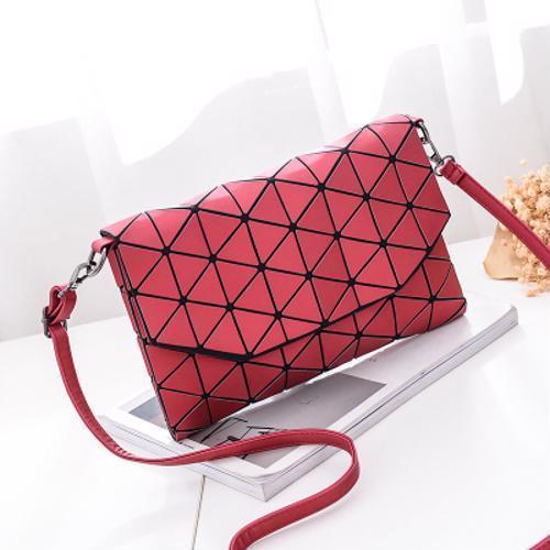 Abstract Geometric Matte Shoulder Bag | Kalsten