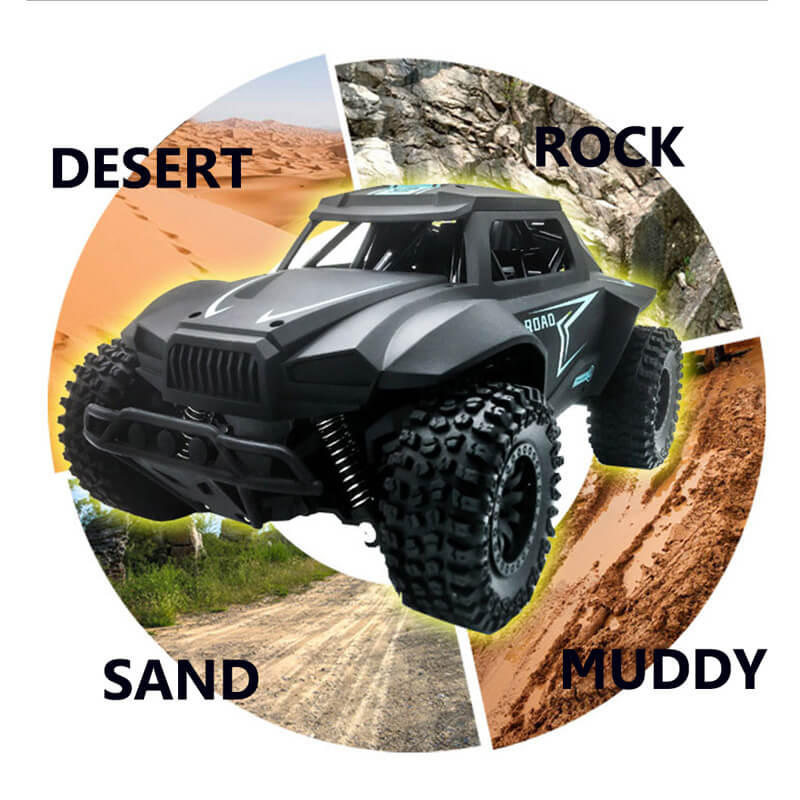 High-Speed Remote RC Off-Road Racing Car