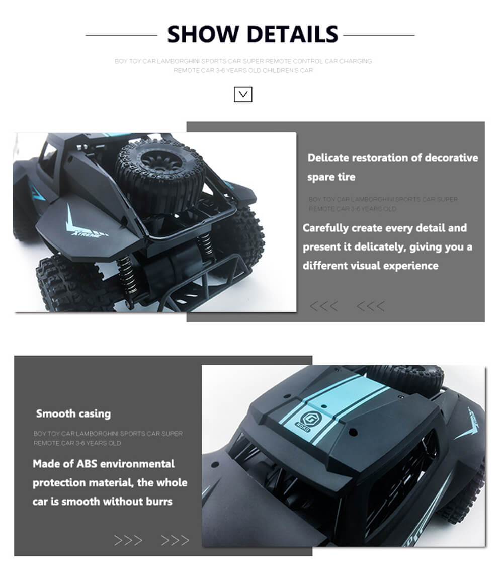 High-Speed Remote RC Off-Road Racing Car