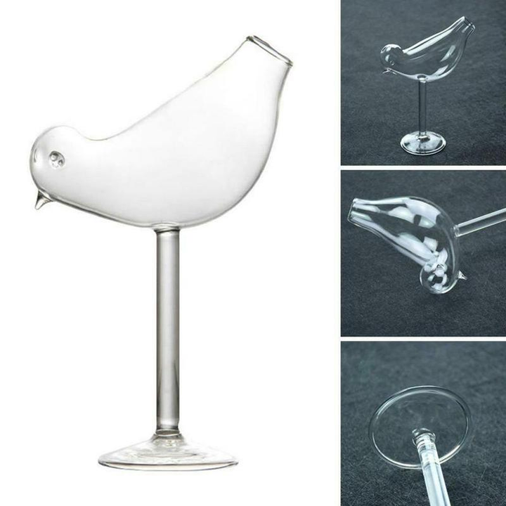 Bird-Shaped Cocktail Glass