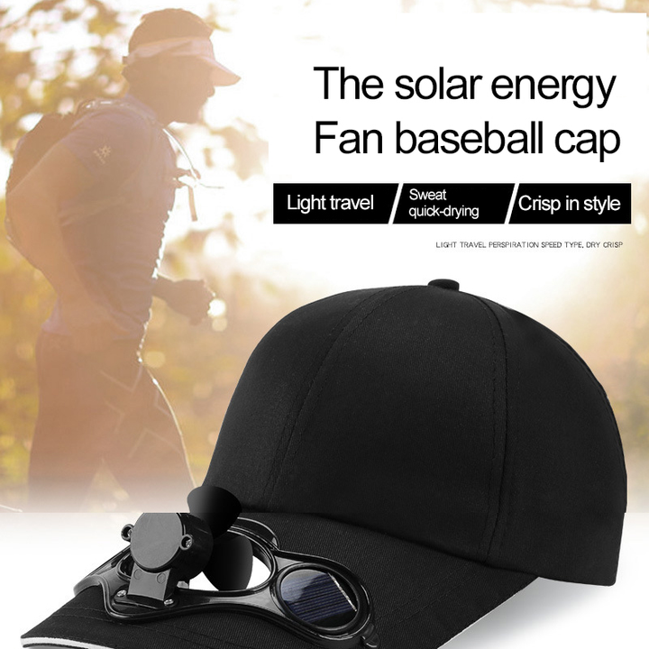 Solar Fan Summer Outdoor Baseball Hat | Kalsten