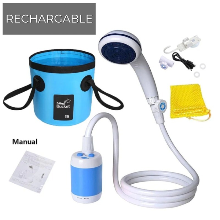 Portable Electric Outdoor Camping Shower Set | Kalsten