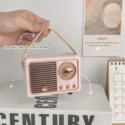BowLift | Mini Retro Radio Bluetooth Speaker