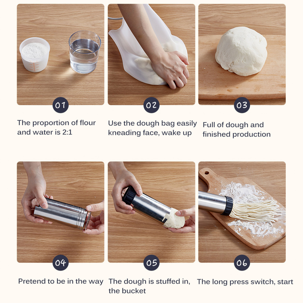 Kalsten | Handheld Automatic Cordless Pasta Noodle Maker