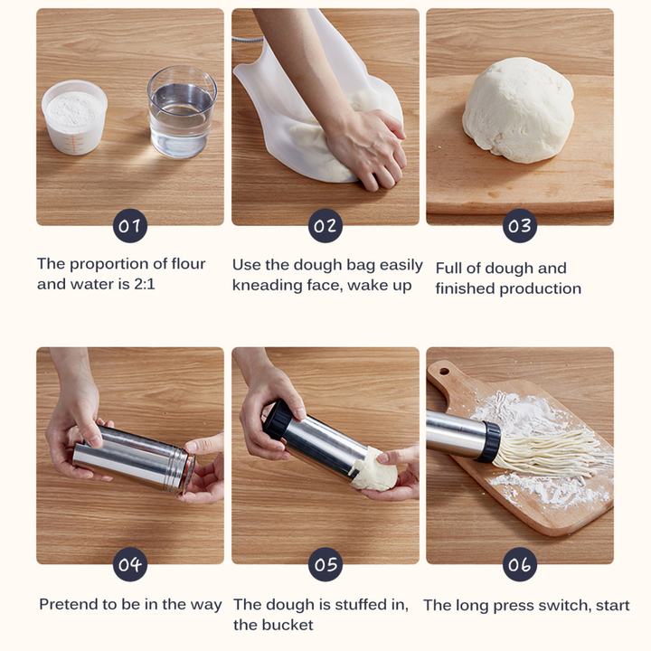 Kalsten | Handheld Automatic Cordless Pasta Noodle Maker