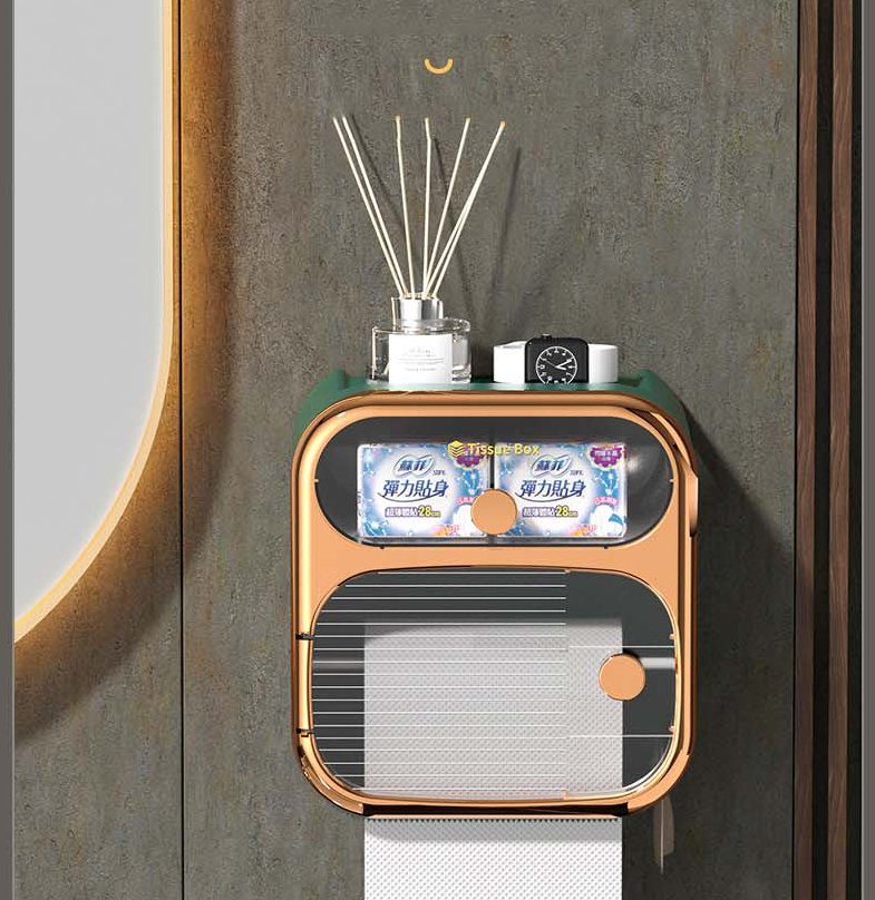 Kalsten | MultiBox Wall-Mounted Toilet Paper Towel Storage Box