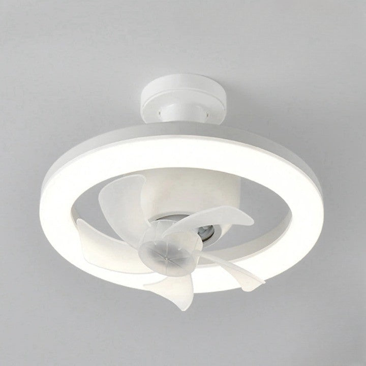 2in1 Radiant Rotating RC Ceiling Fan Lamp | Kalsten