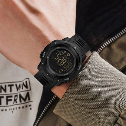 Skanto | Waterproof Military Pedometer Digital Watch