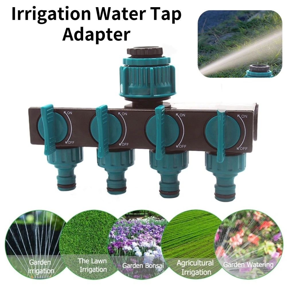 4-Way Garden Tap Water Splitter | Kalsten