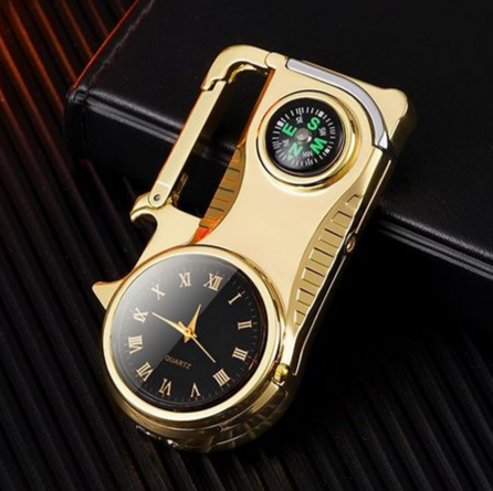 Compass Fire Camping Windproof Lighter Watch | Kalsten