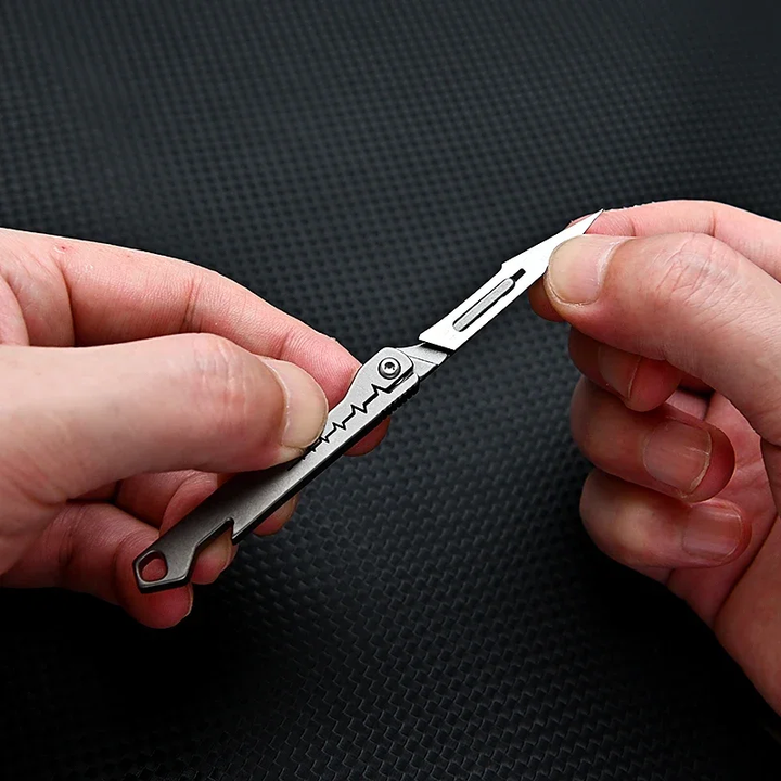 Titanium All-Purpose Foldable Sharp Cutter Knife | Kalsten