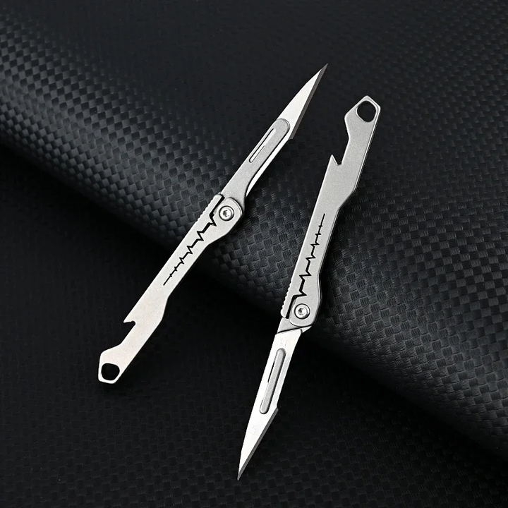 Titanium All-Purpose Foldable Sharp Cutter Knife | Kalsten