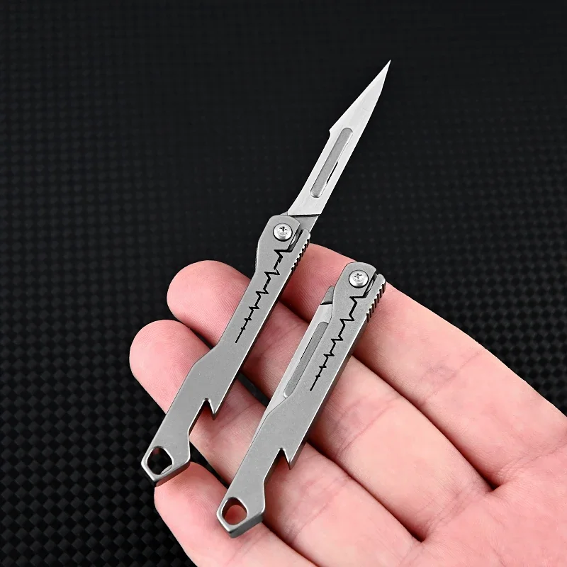 Titanium All-Purpose Foldable Sharp Cutter Knife | Kalsten