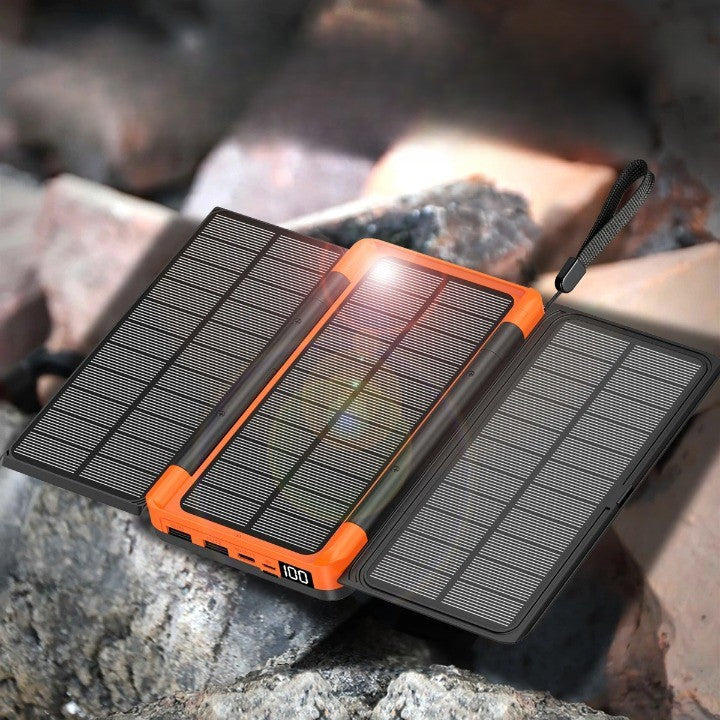 Solar Fast Charging Ultra-Large Capacity Portable Powerbank | Kalsten
