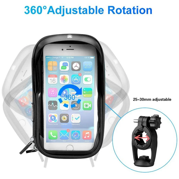 Motorcycle Handlebar  Waterproof Universal Phone Holder | Kalsten