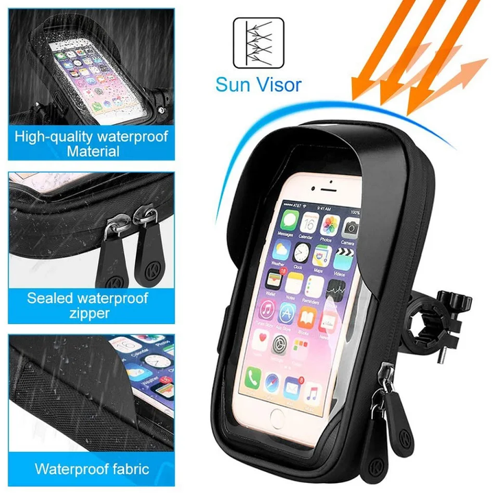 Motorcycle Handlebar  Waterproof Universal Phone Holder | Kalsten