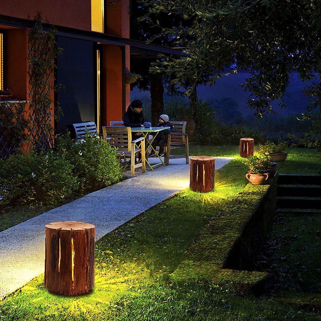 Resin Simulation Tree Stump Landscape Decorative Lighting Garden Lawn Lights | Kalsten
