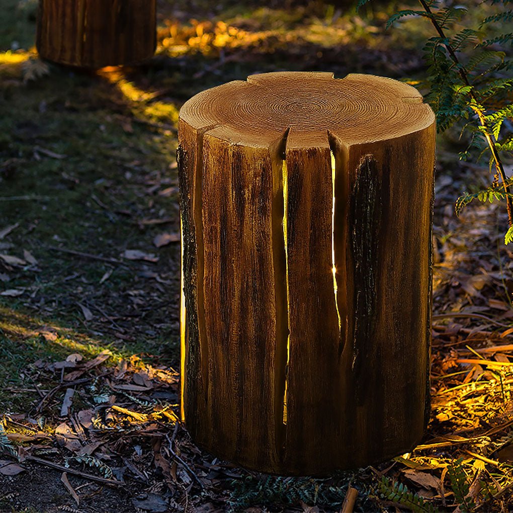 Resin Simulation Tree Stump Landscape Decorative Lighting Garden Lawn Lights | Kalsten