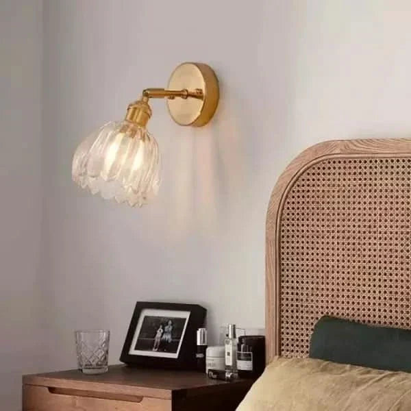Kalsten | Vintage Tulip Glass Wall Sconce Light