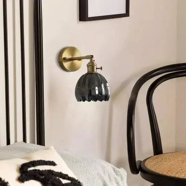 Kalsten | Vintage Tulip Glass Wall Sconce Light