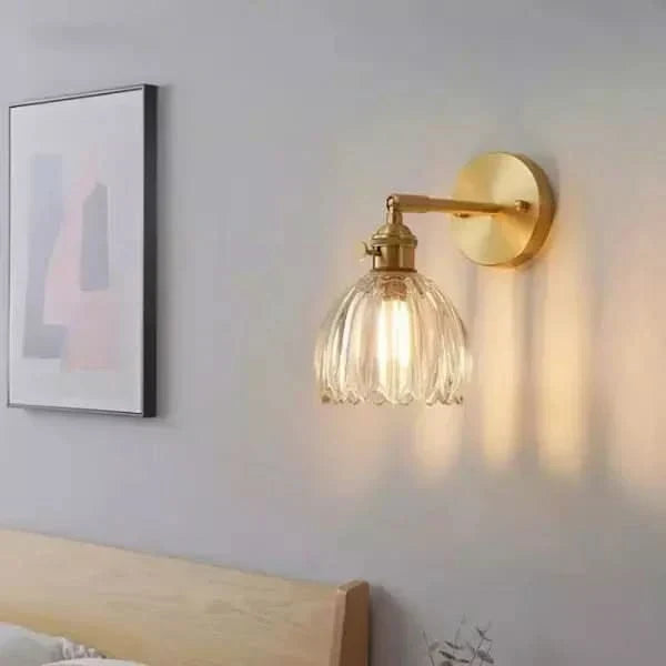Kalsten | Vintage Tulip Glass Wall Sconce Light