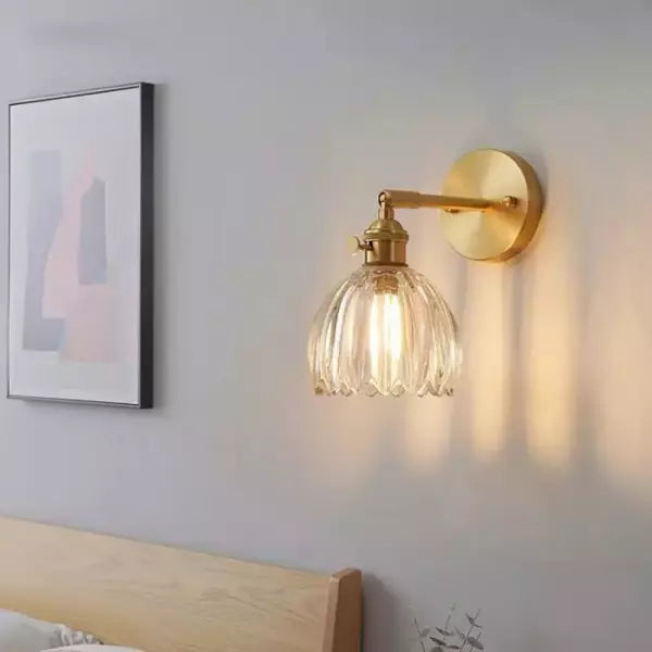 Flower Bud Tulip Glass Wall Light | Kalsten