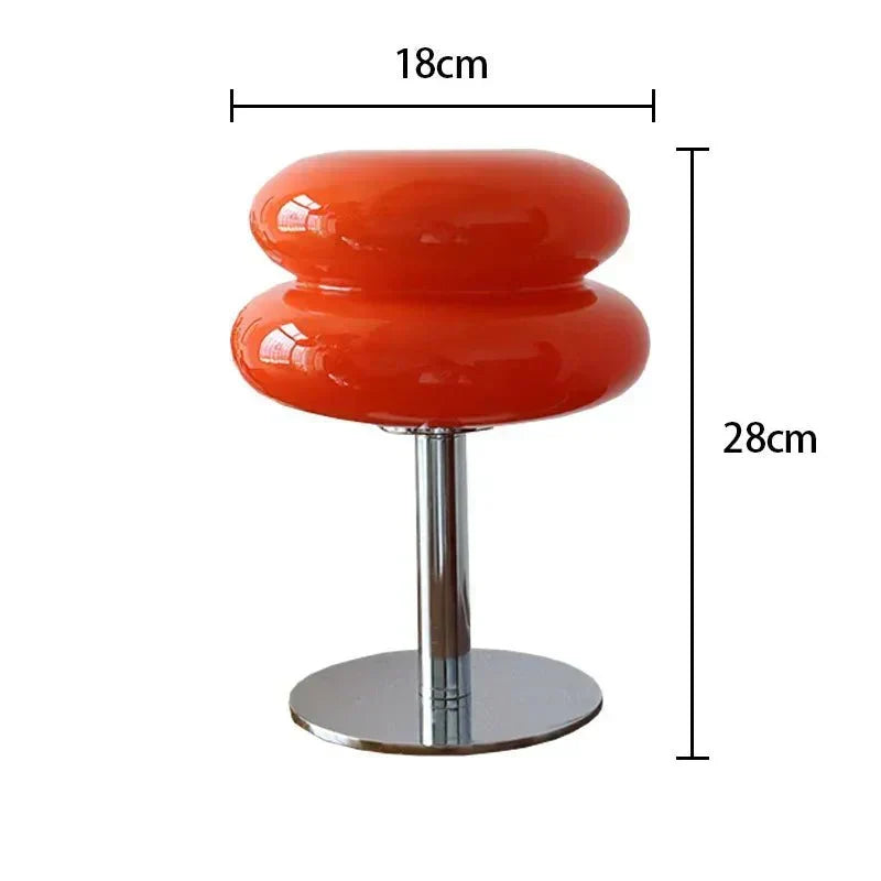Retro Macaron Table Lamp made of colored glass | Kalsten
