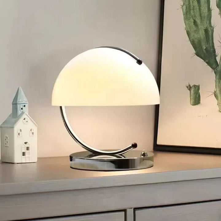 Mushroom Glass Table Lamp in Danish Style | Kalsten